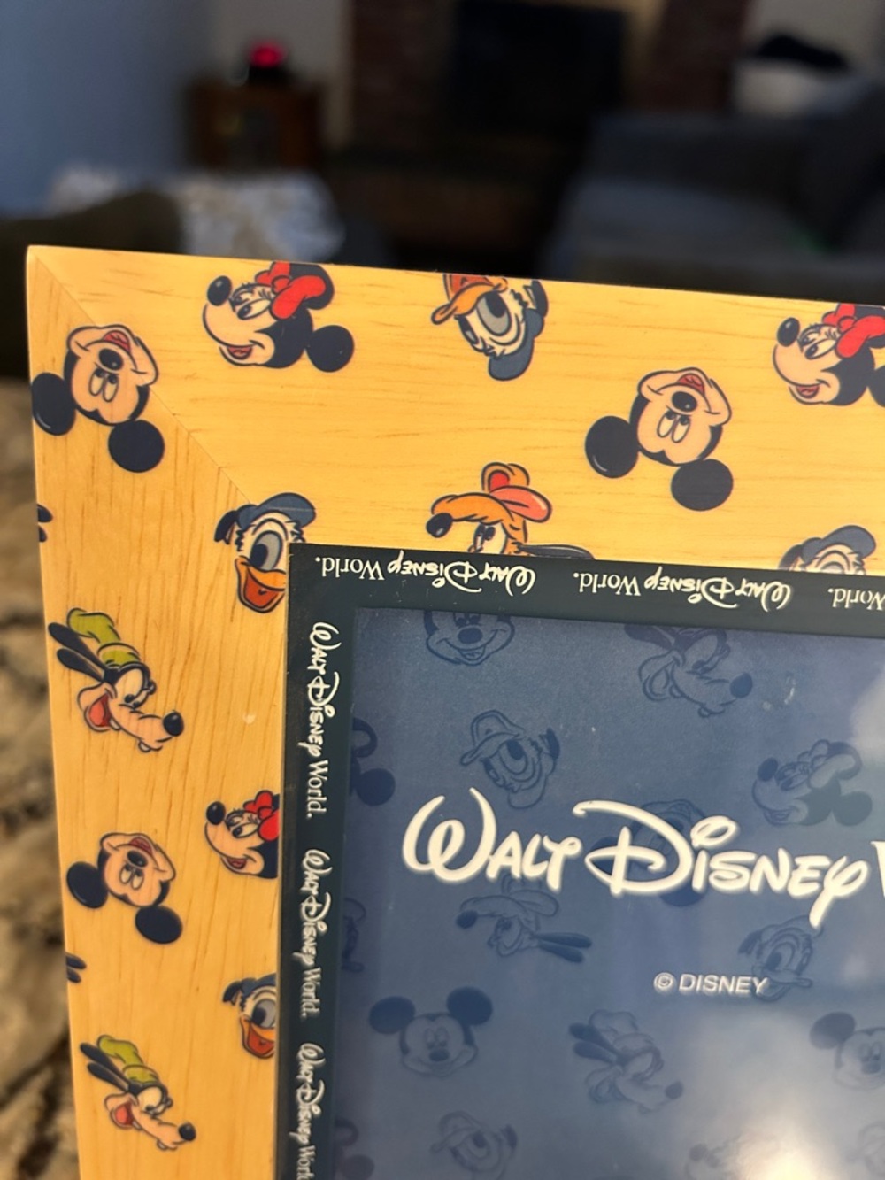 Disney Yellow and Black Mickey Mouse 5x7 Photo Frame - Picture 3 of 4